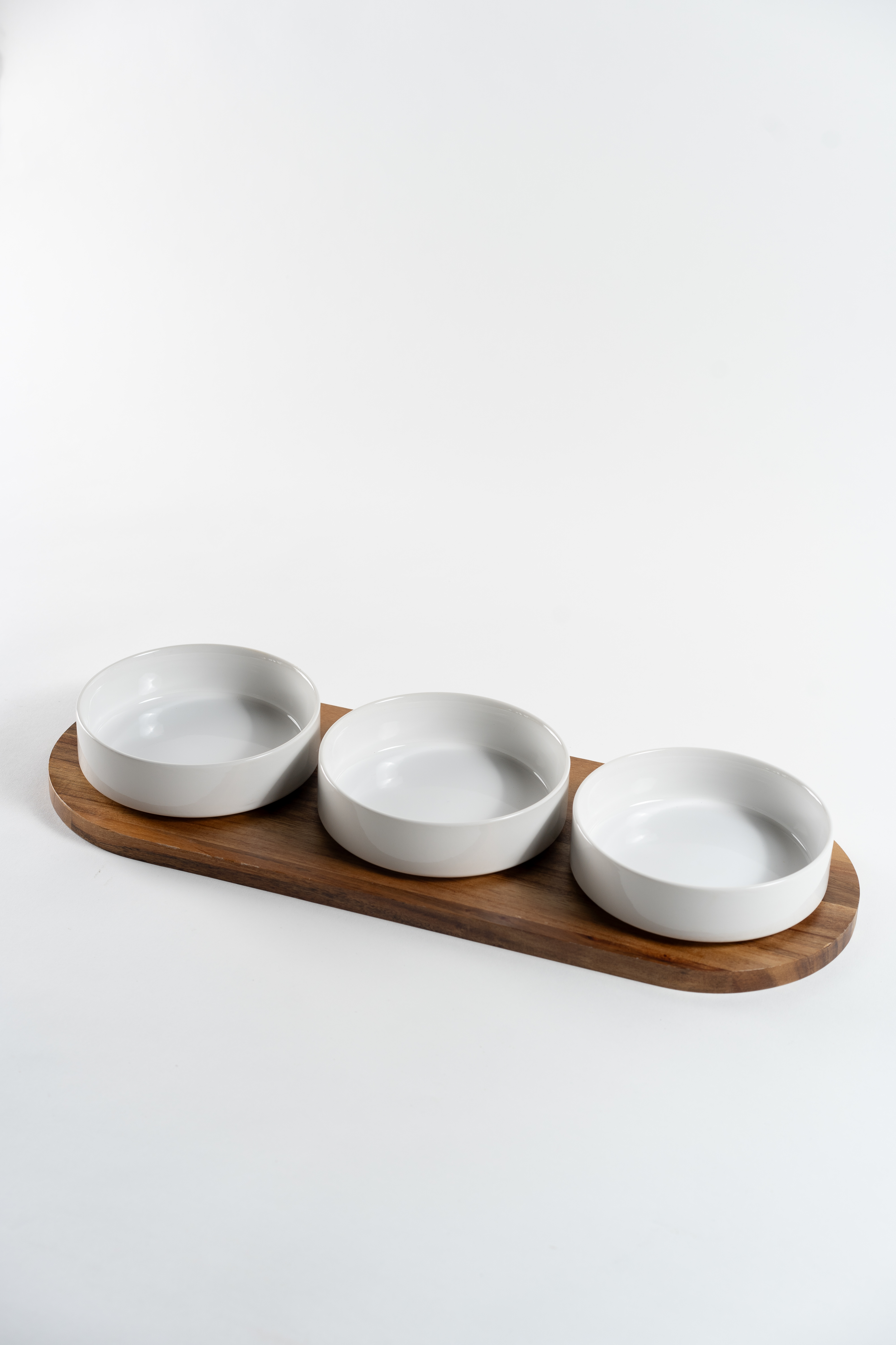 Centro de Mesa Plato Picnic Blanco