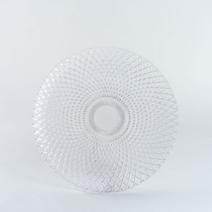 Bajo Plato Aranza Transparente