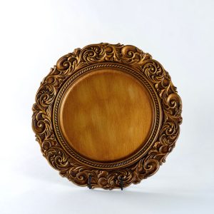 Bajo Plato Matilde Dorado